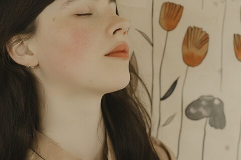 Serene Portrait of Young Woman