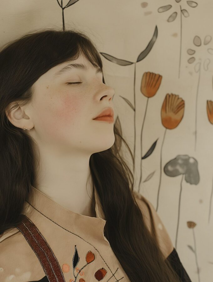 Serene Portrait of Young Woman Serene Portrait of Young Woman